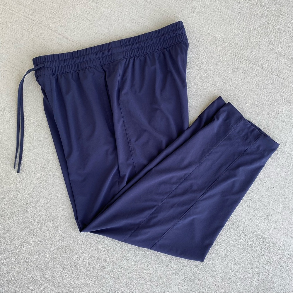 ATHLETA Navy Blue Midtown Ankle Pants Women’s Size 10 Tall